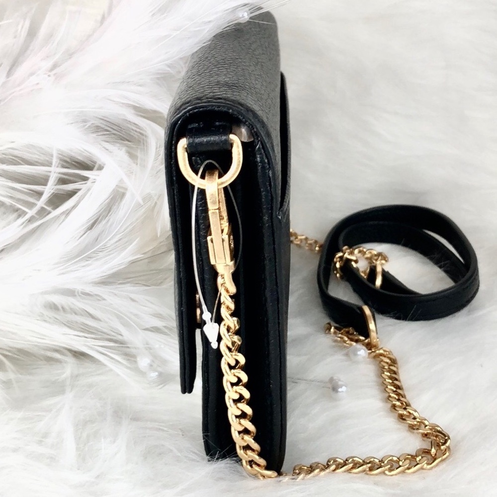 🖤 New Tory Burch 🖤 Black Britten Chain Crossbody - Picture 3 of 6